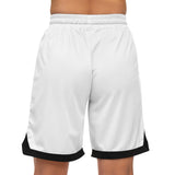 PokeShan | Ninetails | Basketball Rib Shorts (AOP) - Black Print