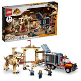 LEGO Jurassic World T. rex & Atrociraptor Dinosaur Breakout 76948 (Box Damaged BUT Unopened)